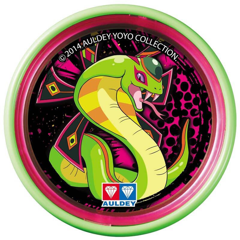 奥迪双钻(auldey)火力少年王5之传奇再现 初级金属悠悠球 蝰影 676112