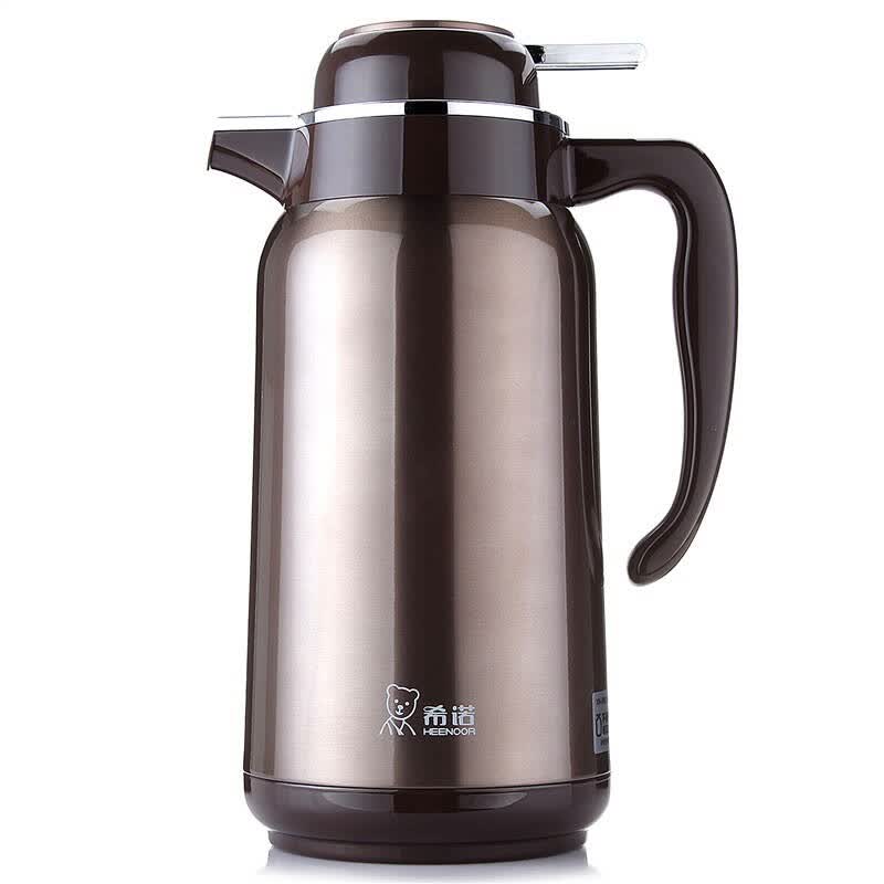 希诺(heenoor) 时尚热水壶暖瓶 1600ml真空保温玻璃内胆家用xn-8861