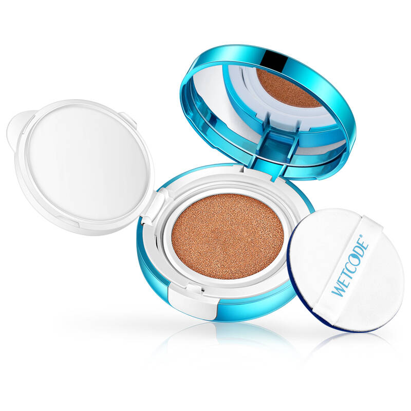 丹姿水密码海藻盈润水漾轻盈气垫cc霜15g(自然色)