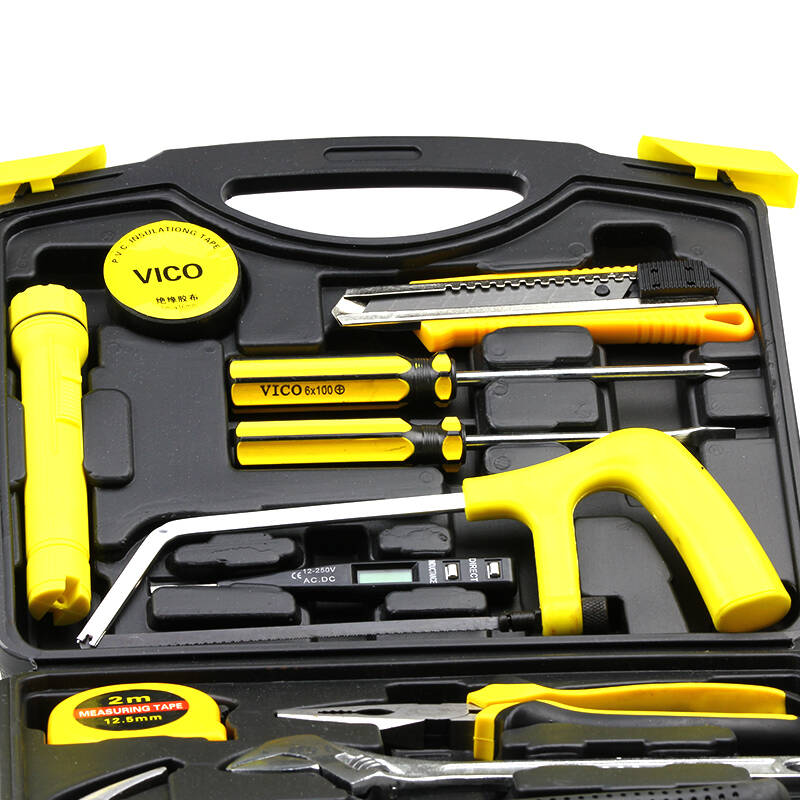 威克(vico) wk-zt04 14pcs家用型工具组套 工具套装 家用工具箱 多