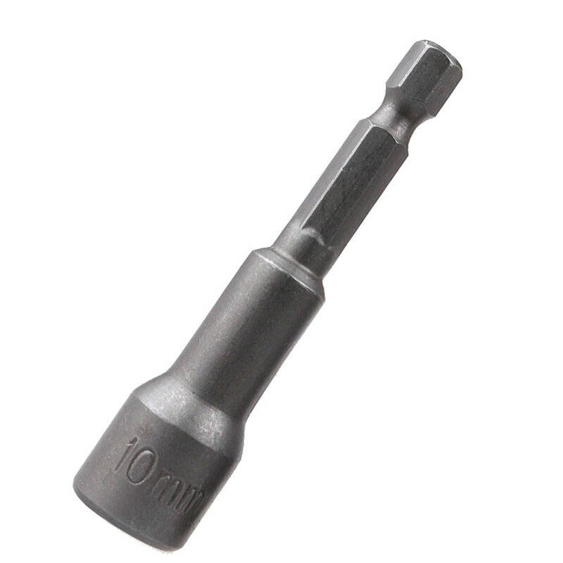 tgf 工业级强磁六角套筒头 6角螺母套筒风批螺丝刀头外六角套筒 7mm