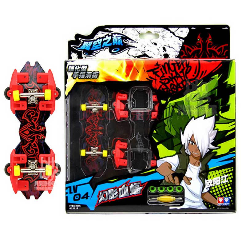 手指滑板儿童玩具 奥迪手指滑板翼空之巅套装 强化型-幻影血蝠612115