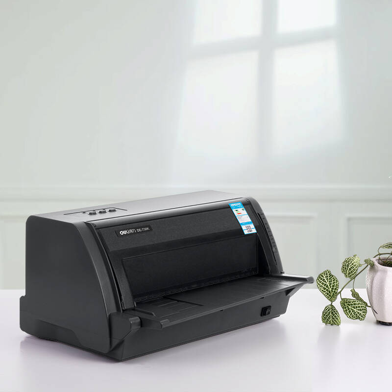 得力(deli)de-730k 针式打印机 发票/单据/快递单打印机(82列平推式)