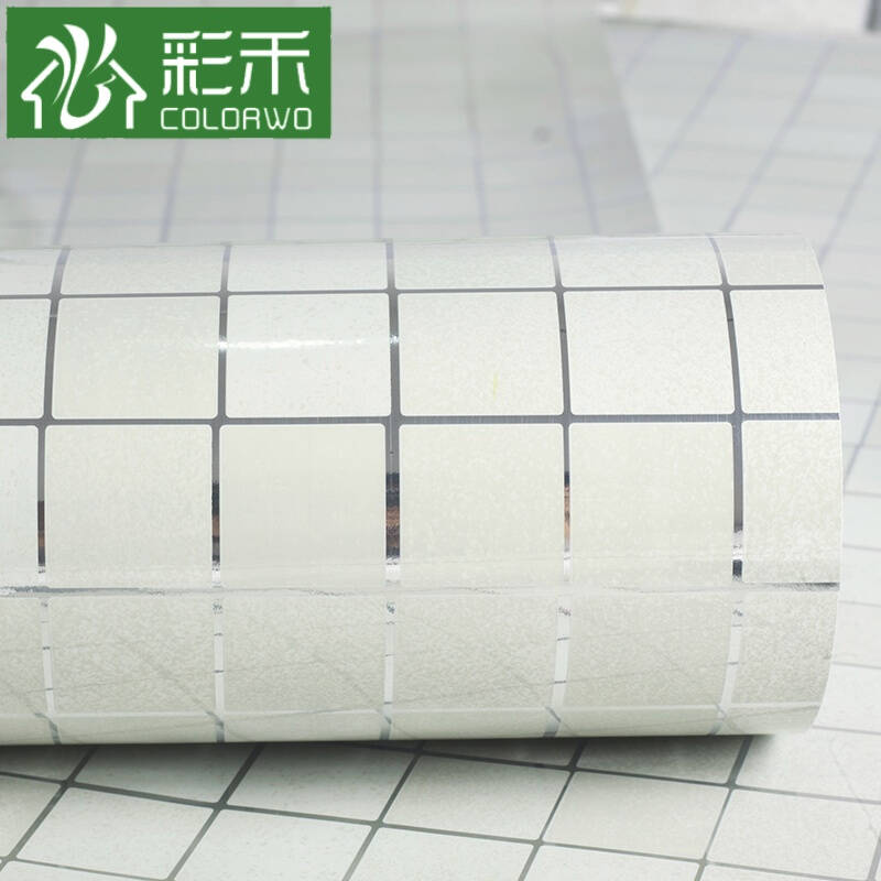 彩禾 墙纸墙贴壁纸PVC自粘墙纸厨房防油贴纸