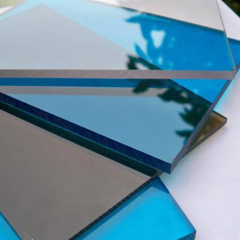 定制 实心阳光板耐力板采光板pc板透明板雨棚板遮阳温室屋顶阳光房