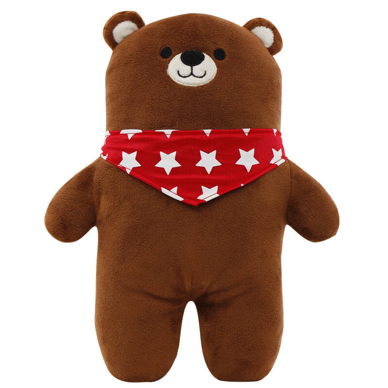 超其特饼干熊公仔玩偶 毛绒玩具女生抱抱熊布娃娃 可爱生日礼物结婚