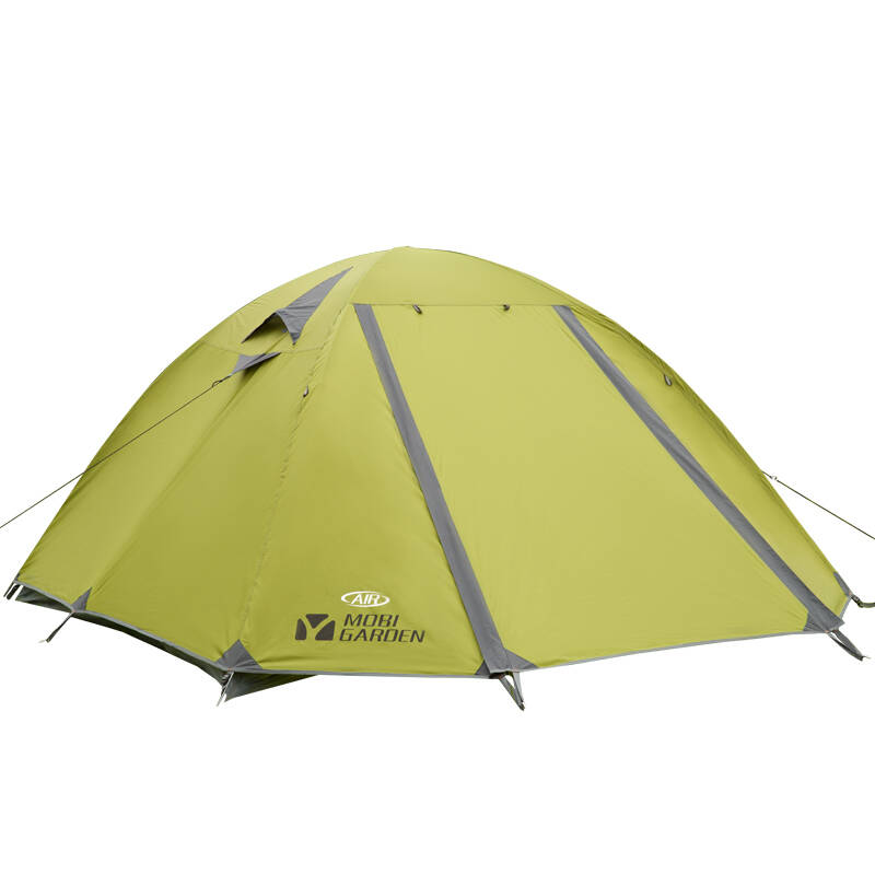牧高笛冷山4帐篷帐篷户外4-6人大空间露营野营 冷山4air_绿色
