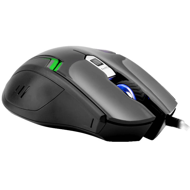 本手(basic)鼠标光电游戏鼠标有线m-760gt 180a黑色