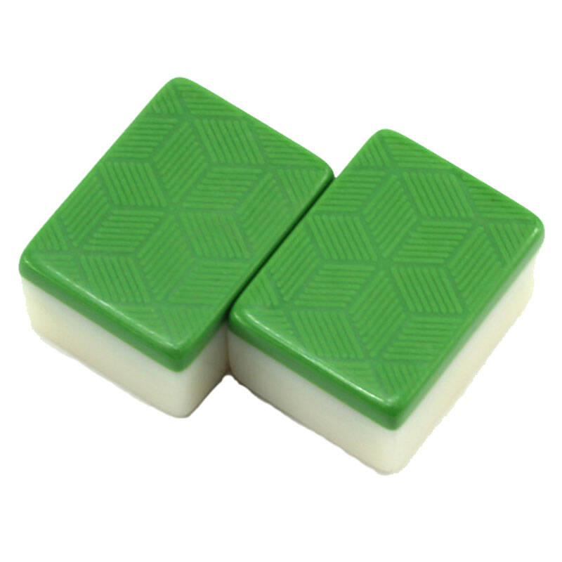 天生好手38mm - 42mm仿玉双色密胺麻将家用高档一级品 棋牌 42mm双色