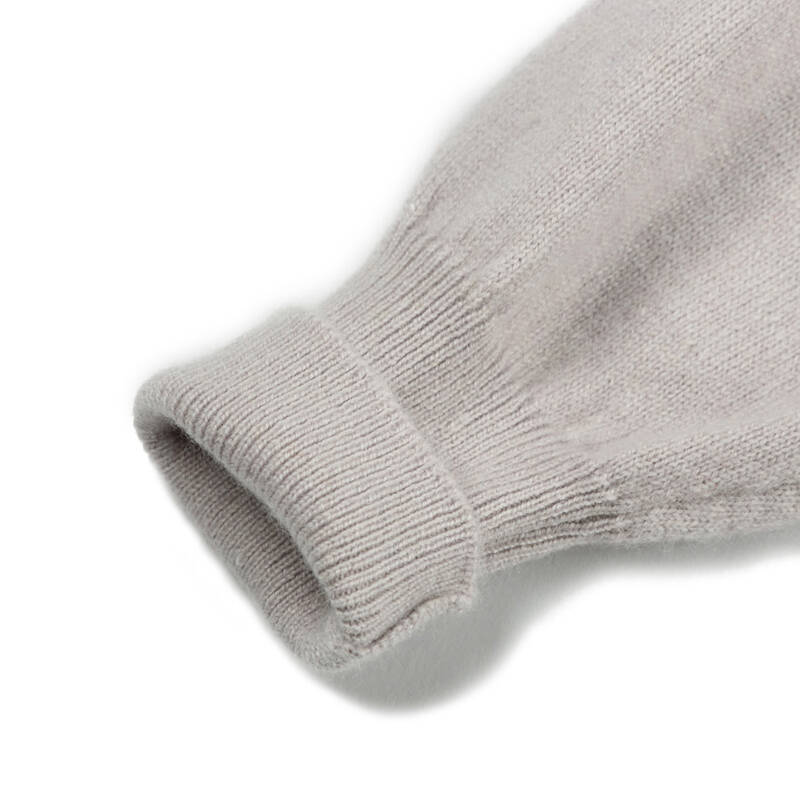 纱边领针织衫2014秋冬新款羊毛衫毛衣女专柜正品特价热卖中 铅白色 xl