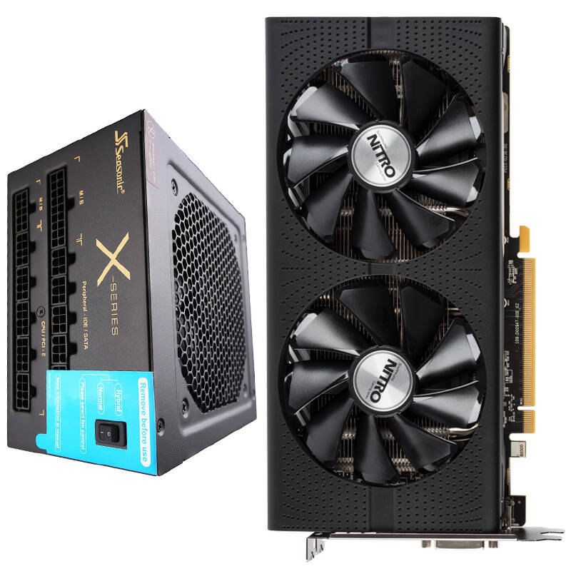 蓝宝石(sapphire)rx480 4g d5超白金 oc 显卡 海韵(seasonic)额定650w