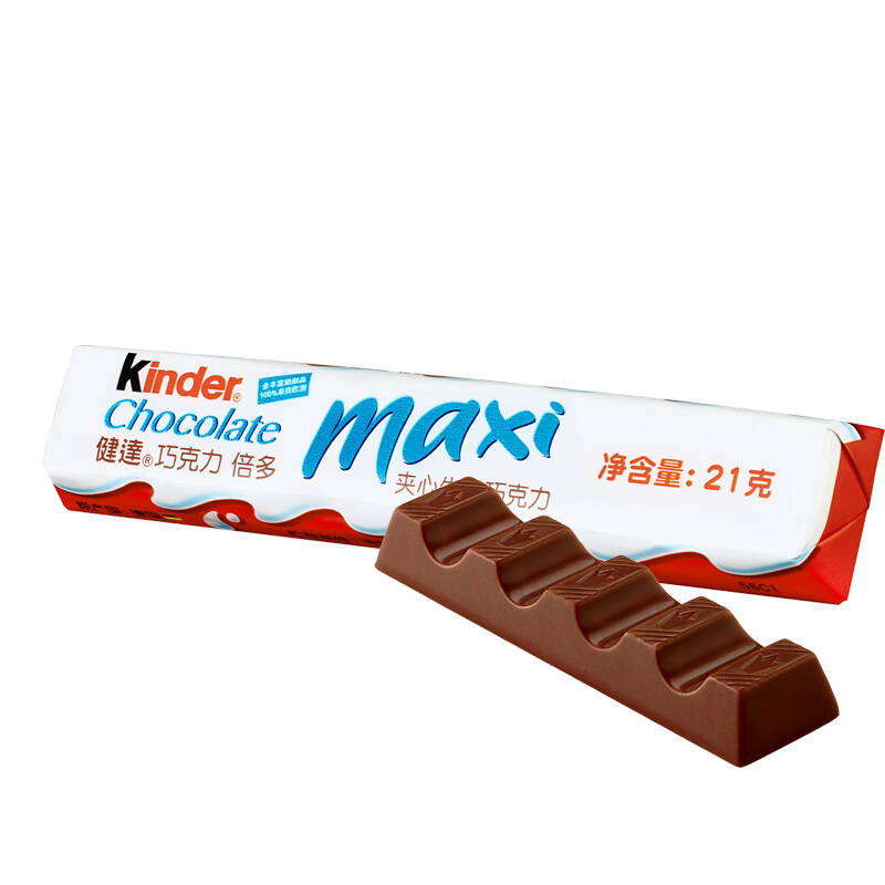 【京东超市】kinder健达牛奶夹心巧克力倍多单条装21g