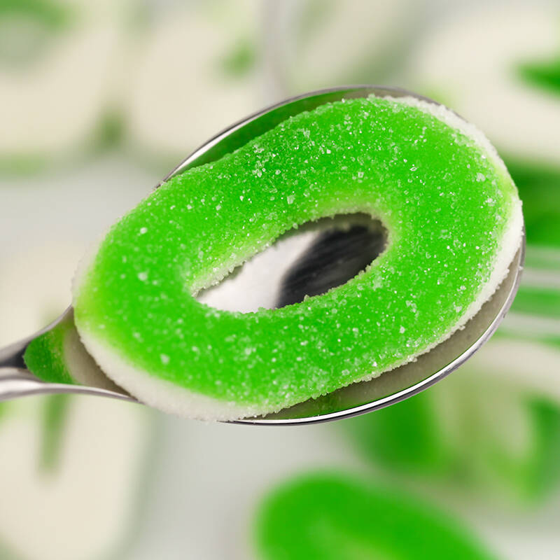 【京东超市】怡可诺牌酸苹果圈橡皮糖100g