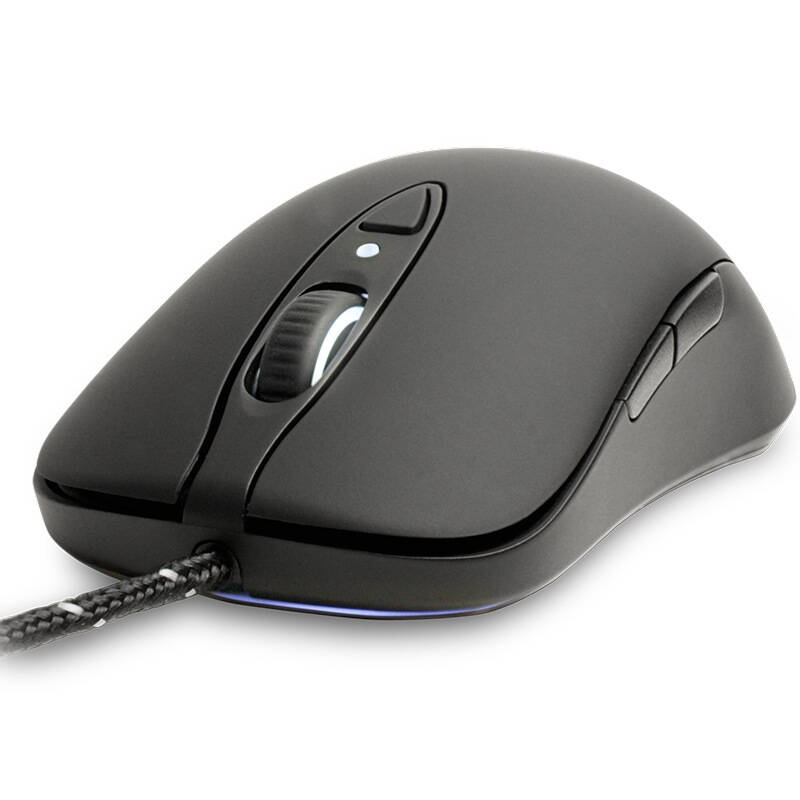 赛睿(steelseries)sensei raw 游戏鼠标 黑色类肤