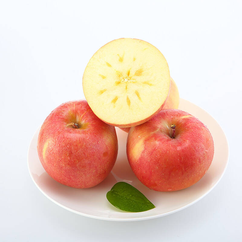 五合昆域 新疆阿克苏冰糖心苹果 3粒装 单果170-200g