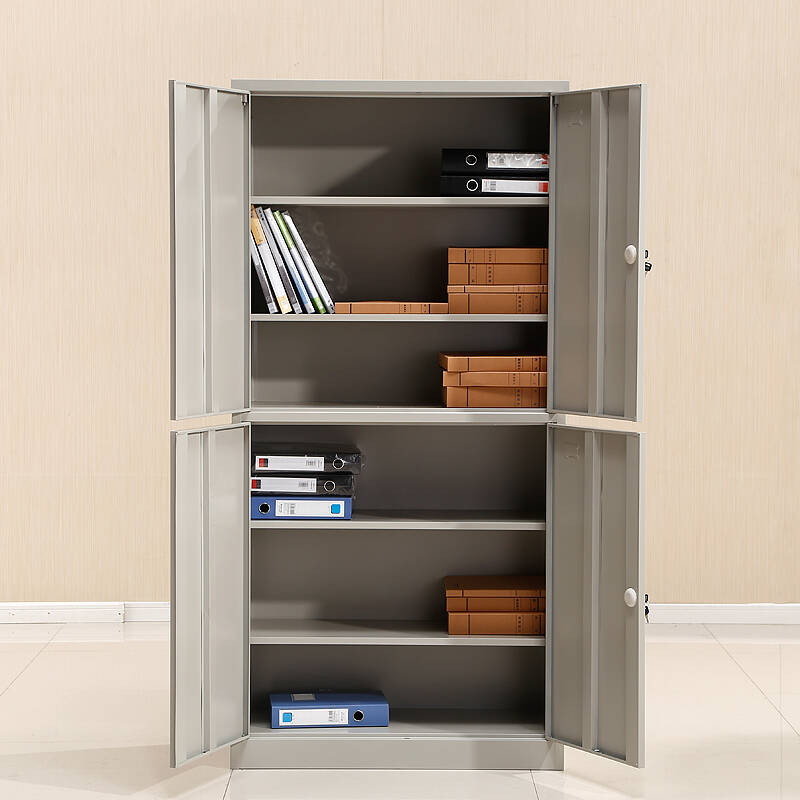 longxu办公文件柜 铁皮柜 储存柜 四开门柜 资料柜 jd-60 07mm