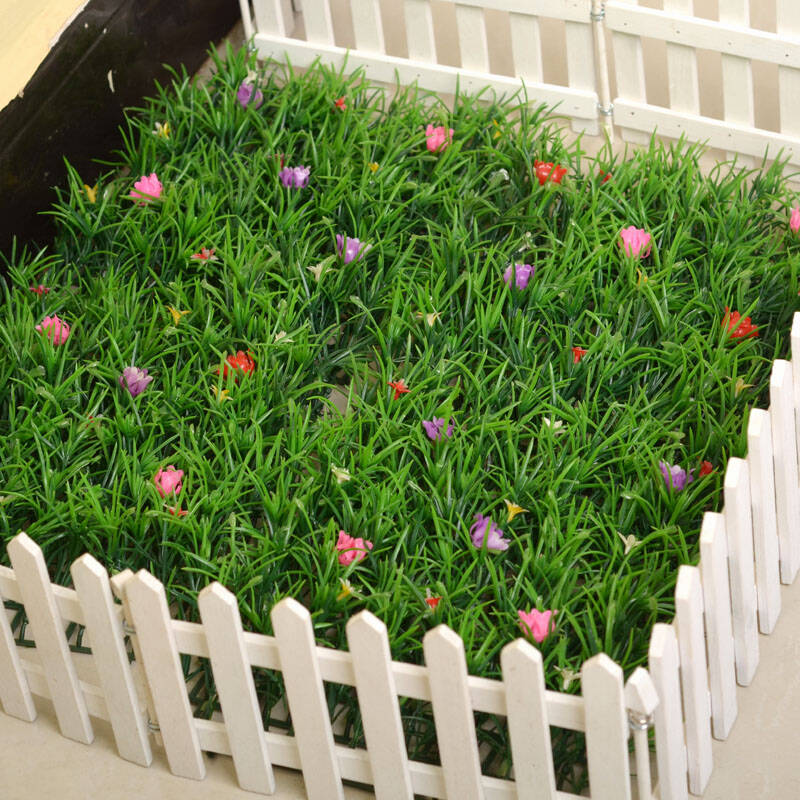草坪墙面装饰 人造斜底板水仙草手工草皮地毯家居装饰摆设隔板阳台