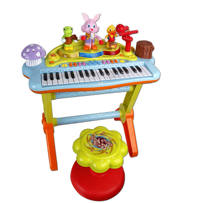 汇乐玩具(huile toys) 儿童电子琴玩具趣味演奏组合小女孩男宝宝钢琴