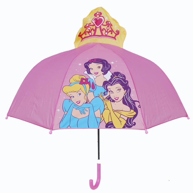 color woods 七色森林 立体3d儿童晴雨伞 新三公主