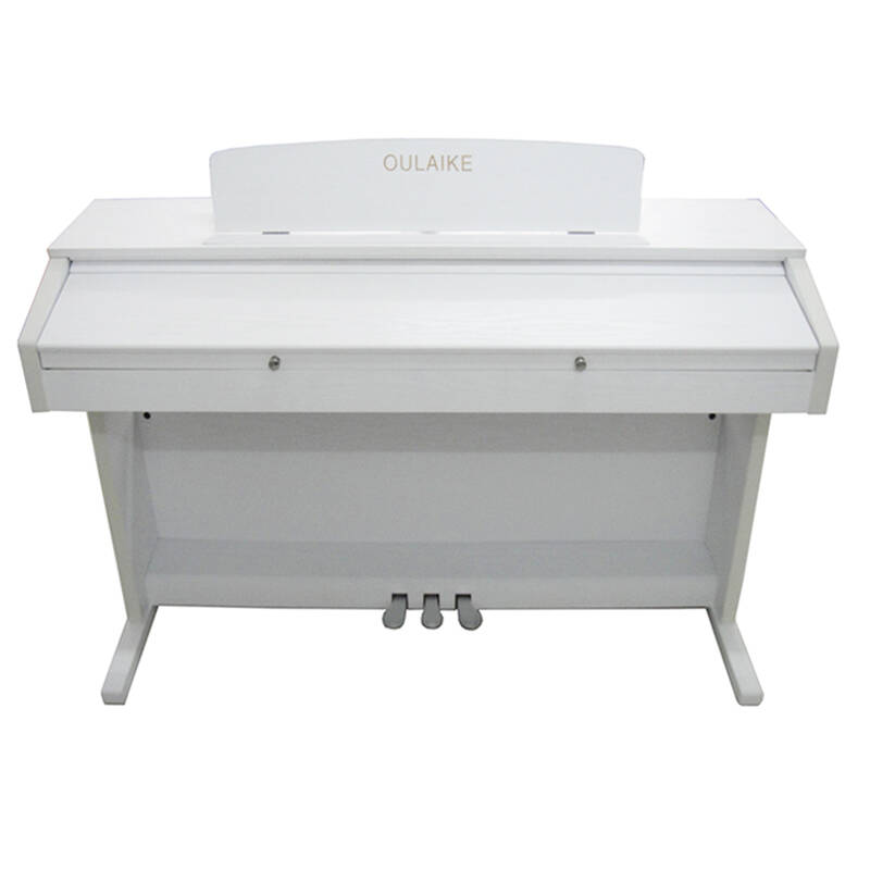 欧莱克oulaike 电钢琴88键 数码电子钢琴 k2008a白色88键力度键盘