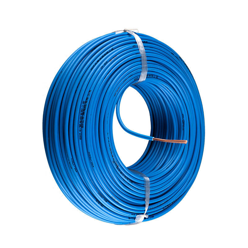 电线电缆 zrbvr6平方多股软线 国标阻燃铜线 进户总线 100 蓝色100米