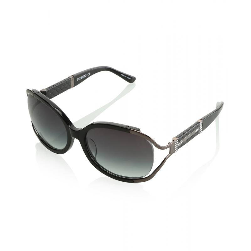 冰山iceberg女士太阳眼镜黑色板材ic500 c02s