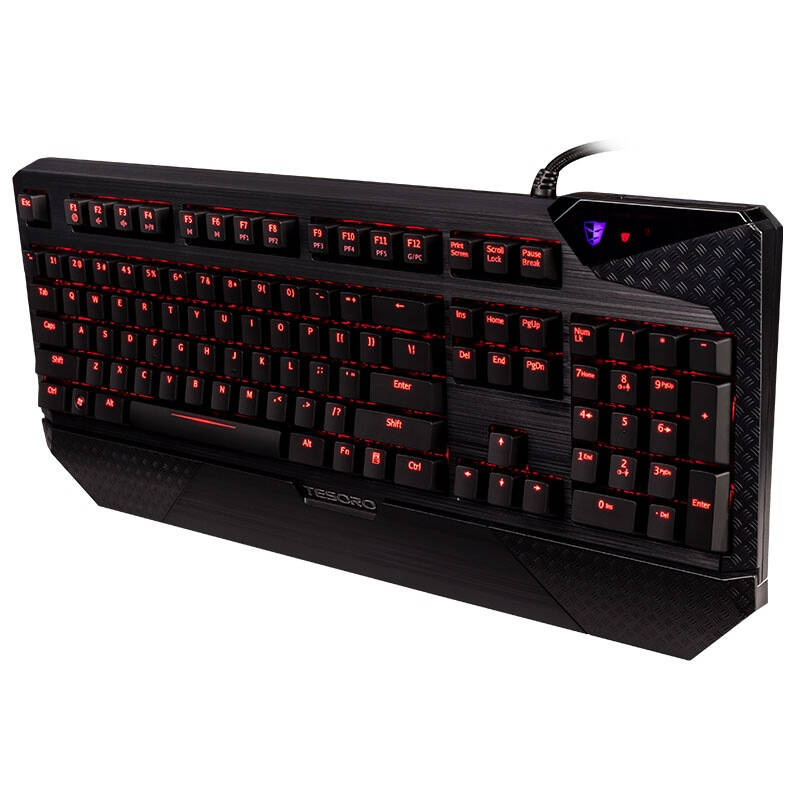 铁修罗(tesoro)ts-g1nl 杜兰朵剑背光版机械键盘 黑色黑轴
