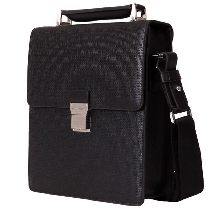 邓禄普(dunlop)欧美男包正品商务牛皮男士手提包斜挎包 竖款de1231303