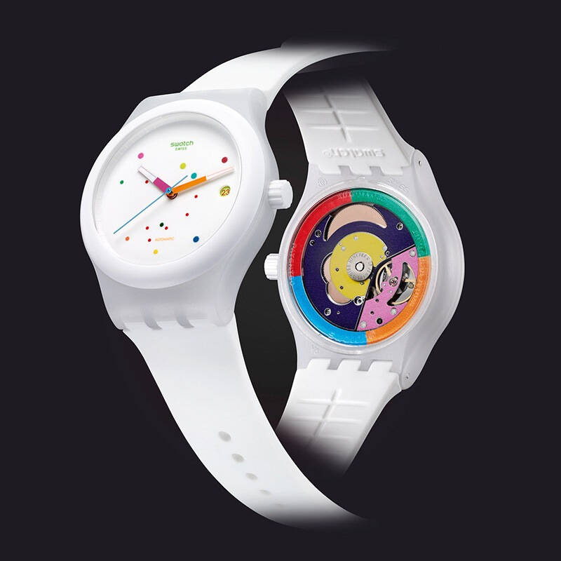 斯沃琪(swatch)手表 装置51号星球系列机械表腕表sutw400