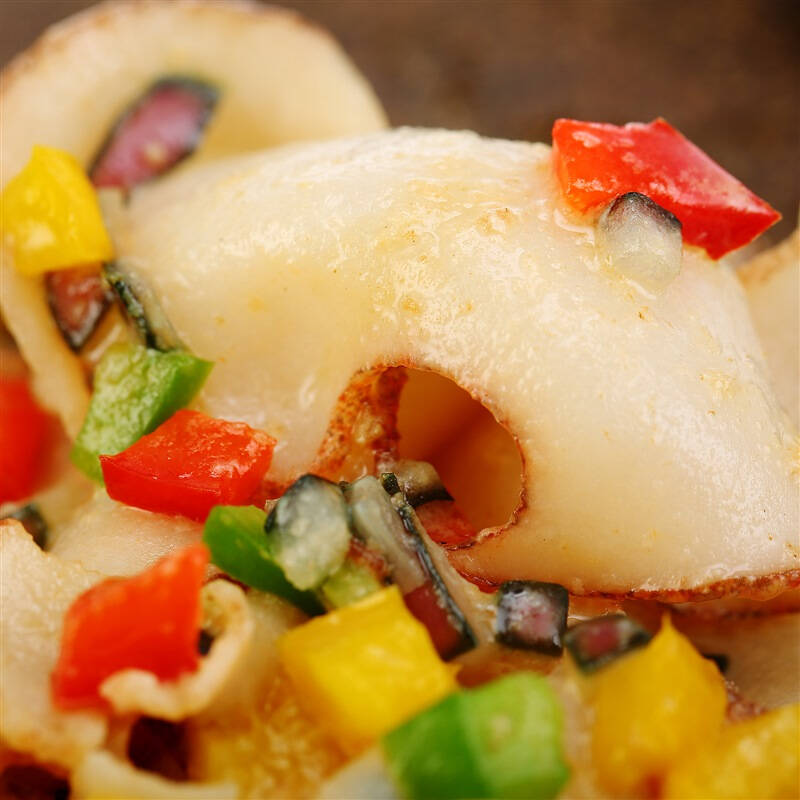 海鲜佬 冷冻毛里塔尼亚黄金爆螺切片 300g 袋装 自营海鲜水产