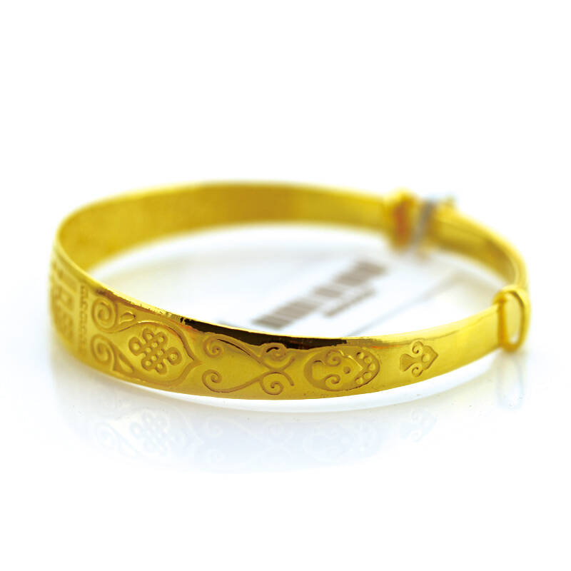 国金国银 多福千足金手镯 80003536