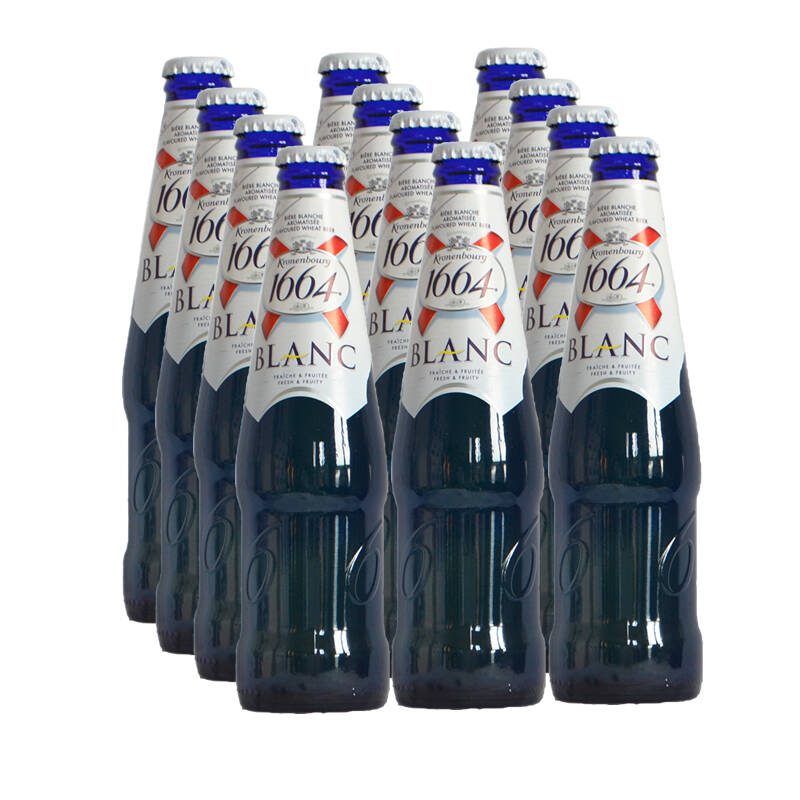 凯旋1664白啤330ml*12 法国啤酒kronenbourg1664 果香浓郁口感柔和