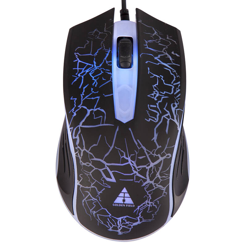 金河田(golden field)m11 黑 炫彩 发光游戏鼠标