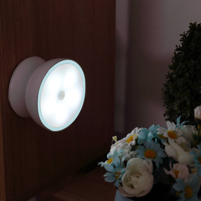 起夜人体感应小夜灯婴儿喂奶灯氛围卧室衣橱柜过道楼道夜光灯 充电款