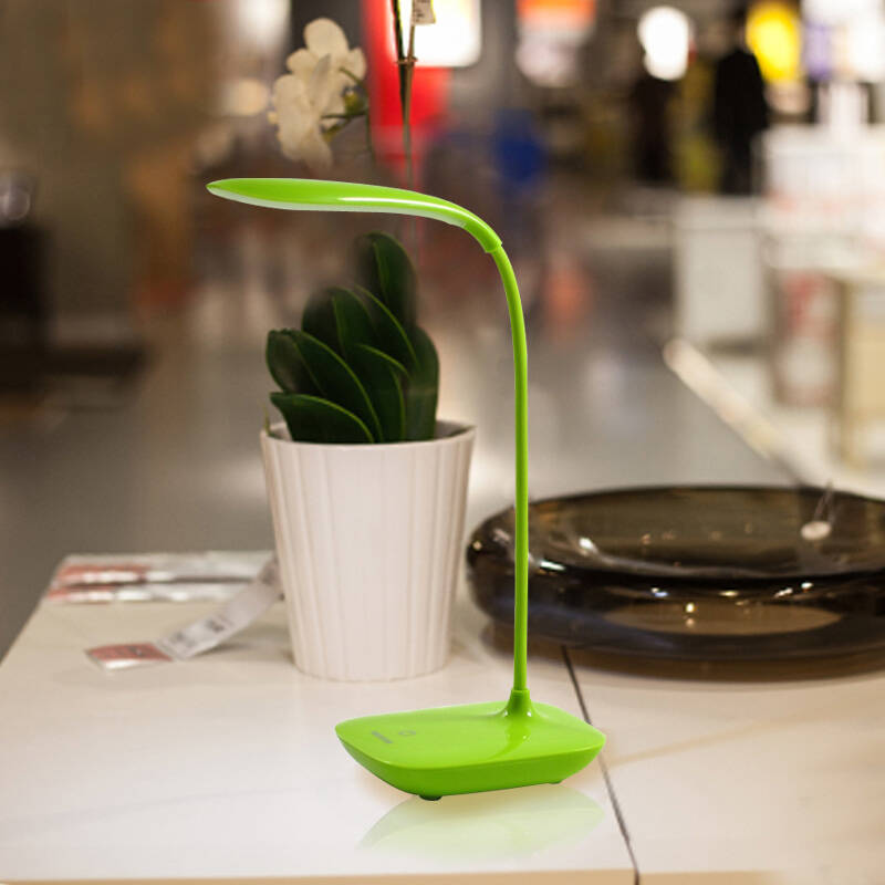好时达 灵动led触摸台灯 创意礼物 女友 孩子 生日礼物 黄绿色
