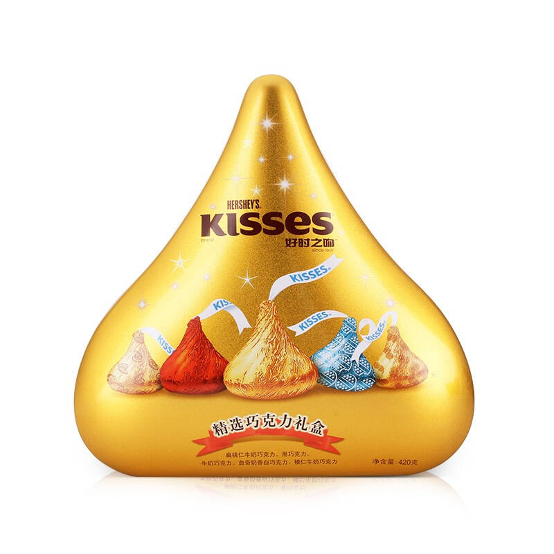 好时之吻kisses精选巧克力礼盒420g【本产品不含礼品袋,请以收到实物