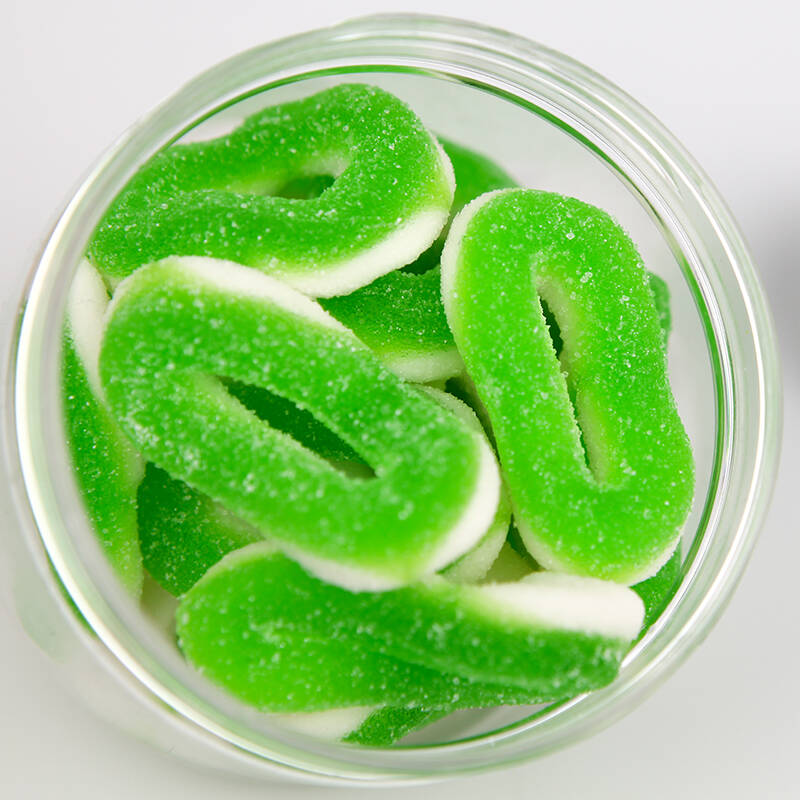 【京东超市】怡可诺牌酸苹果圈橡皮糖100g