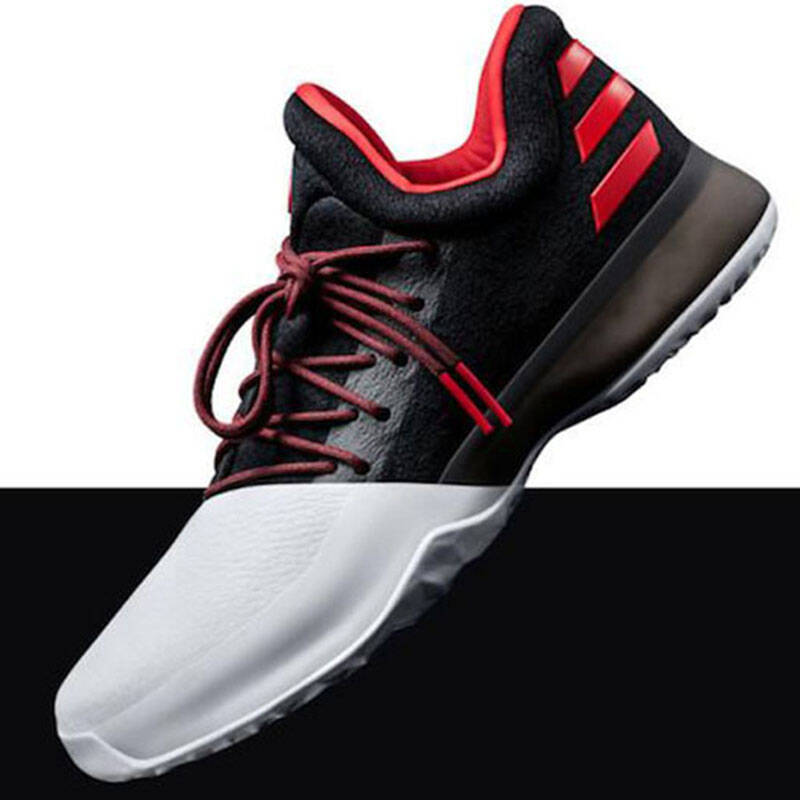 1哈登1代战靴boost篮球鞋bw0546 白色/红色bw0546 40.5码/7(uk)