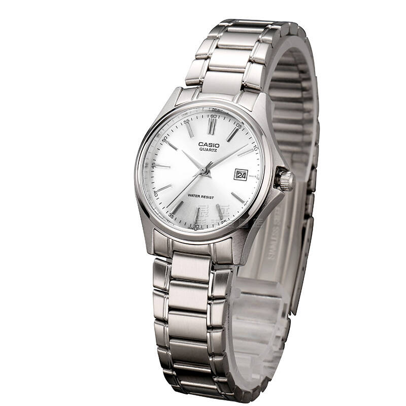 卡西欧(casio)手表 指针系列经典时尚简约防水石英女表 钢带 ltp-1183
