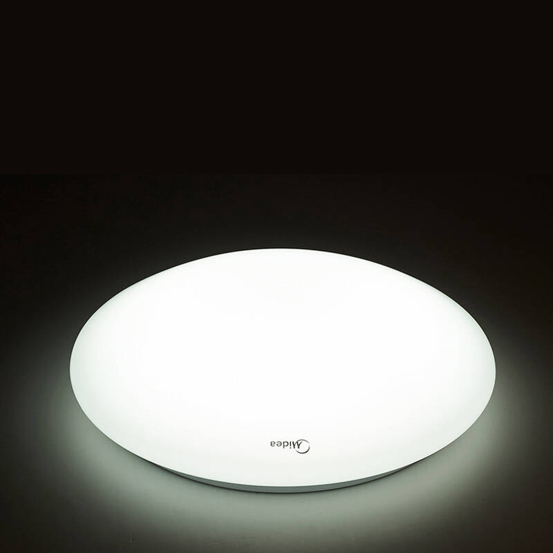美的midea 照明 led免拆吸顶灯 卧室灯书房灯具 全白 10瓦