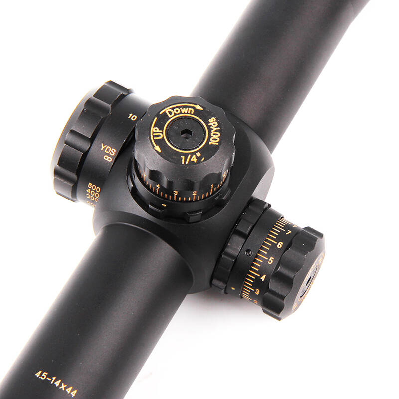 高抗震分划板前置带锁定瞄准镜4.5-14x44