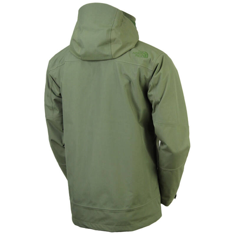 north face/北面2014新款户外男款防水透气冲锋衣三合一c893 橄榄绿s5