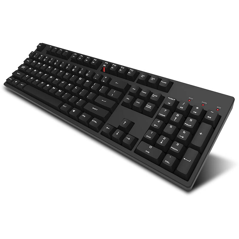 酷冷至尊(coolermaster) 烈焰枪系列 xt版 机械游戏键盘 黑色 青轴