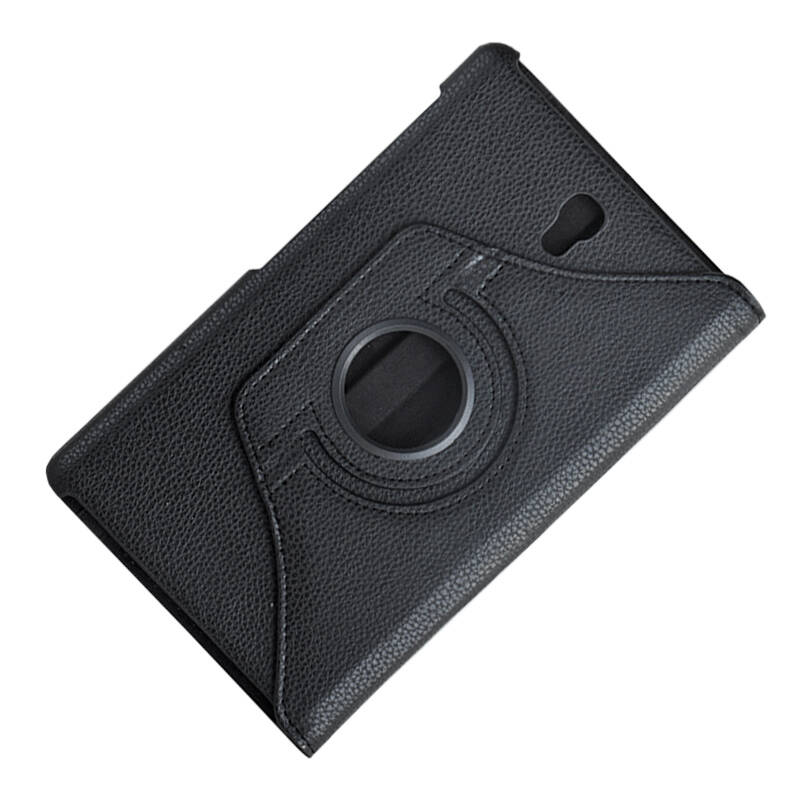 拉缇儿 360旋转荔枝商务皮套 适用于三星sm-t700/t705c保护套 黑色