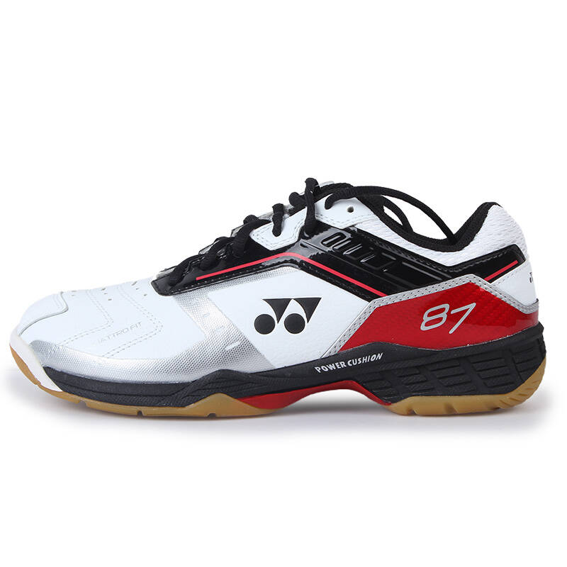 尤尼克斯yonex羽毛球鞋男鞋 羽毛球比赛训练鞋 87黑红色 43码=275mm