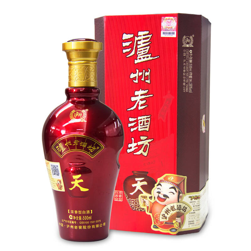 瀘州老窖瀘州老酒坊14版天字壇38度500ml