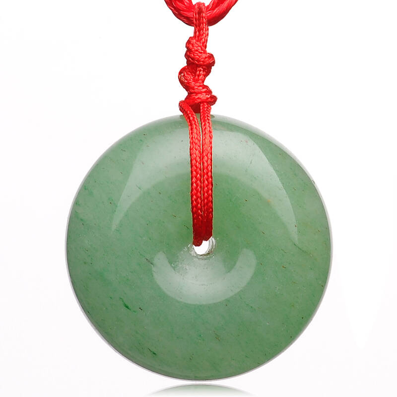 石玥珠宝 东陵玉吊坠平安扣 春意