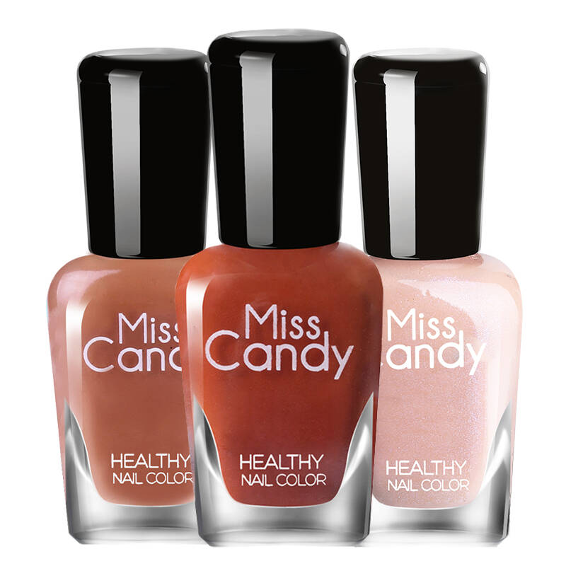 candy健康指彩可剥指甲油套装同色系 咖啡日记 7ml*3【图片 价格 品牌