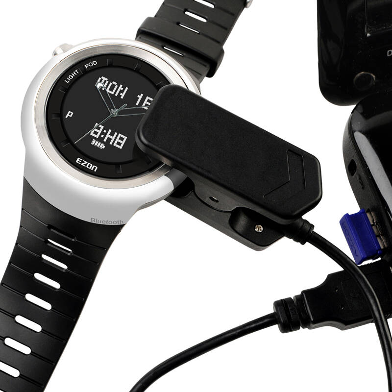 宜准(ezon)智能手表户外智能运动手表男士蓝牙手表s3 白色a02