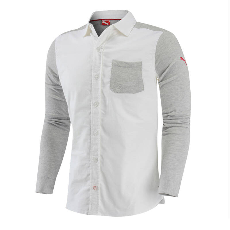 彪马puma2014新款男装纯棉修身长袖衬衫2pu56756401/2pu56756402 pm-2